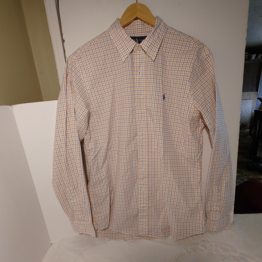 Men's Ralph Lauren Size L Long Sleeve Button down Shirt